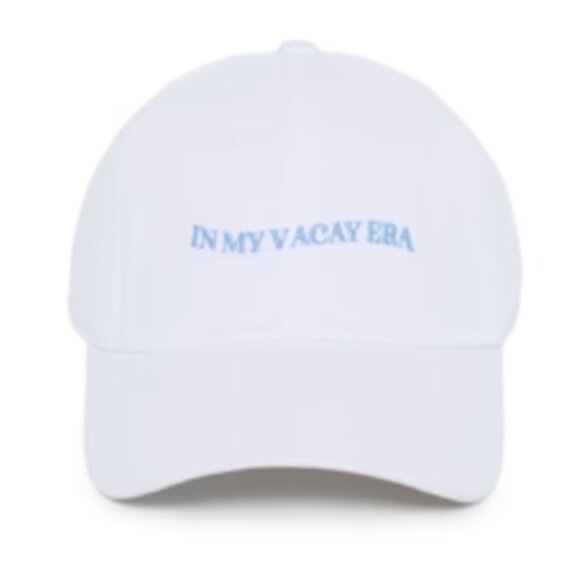 David & Young - In My Vacay Era Baseball Hat - White - Picture 1 of 3